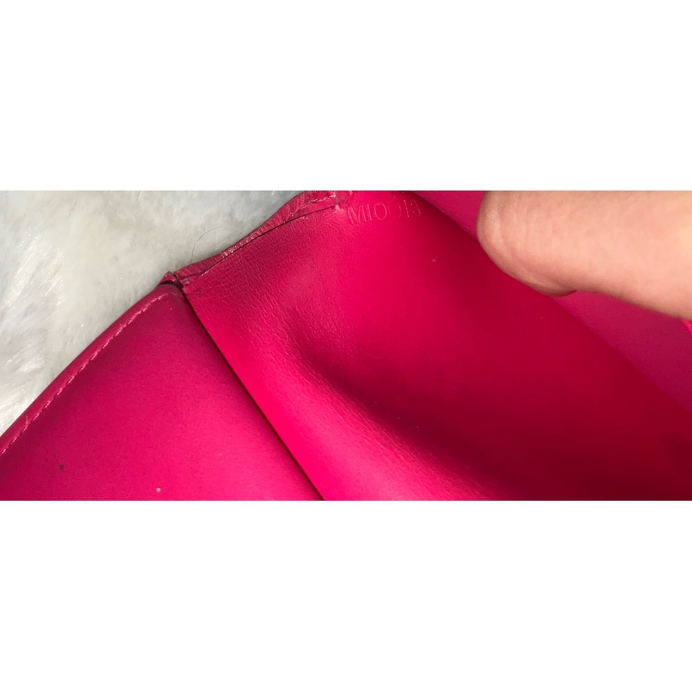 Louis Vuitton Red Wallet pink interior - Picture 7 of 7